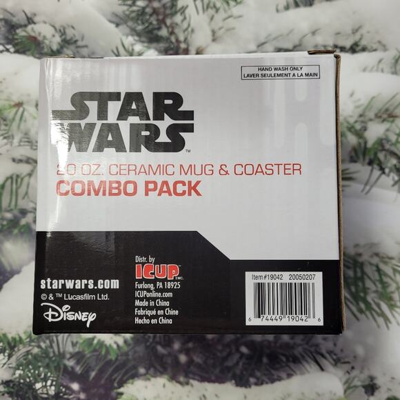 NWT in Box Star Wars Darth Vader Ceramic Mug & Coaster Combo Pack - Picture 7 of 11